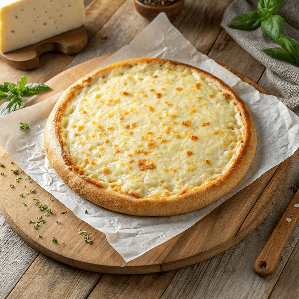 Why You’ll Love the 2 Ingredient Cottage Cheese Pizza Crust No Flour: A Healthy Twist 7 Plain baked cottage cheese crust cooling on parchment