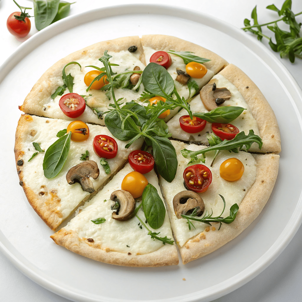Why You’ll Love the 2 Ingredient Cottage Cheese Pizza Crust No Flour: A Healthy Twist 10 Sliced cottage cheese crust pizza with vegetable toppings