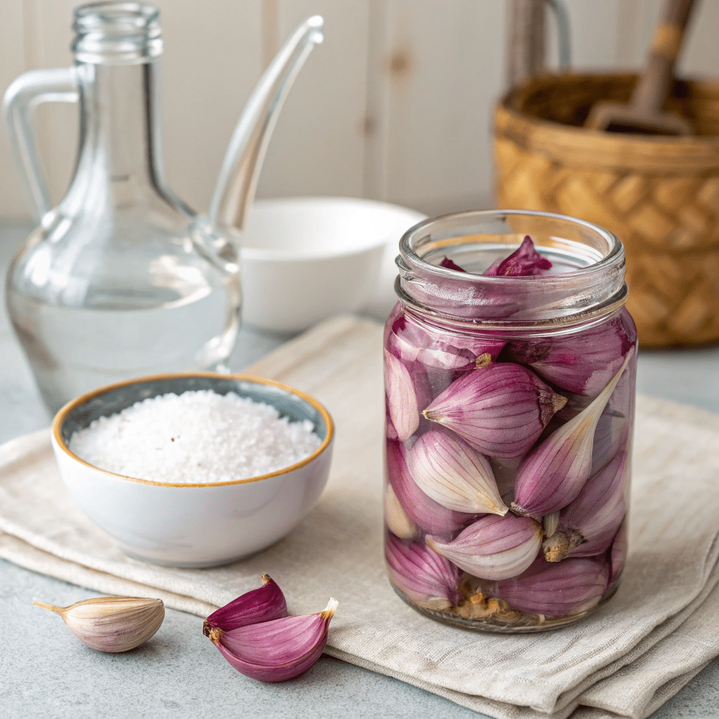 Purple Peel Recipe: Unlocking the Power of Purple for Health and Flavor Purple Peel Recipe fermented purple garlic cloves in jar