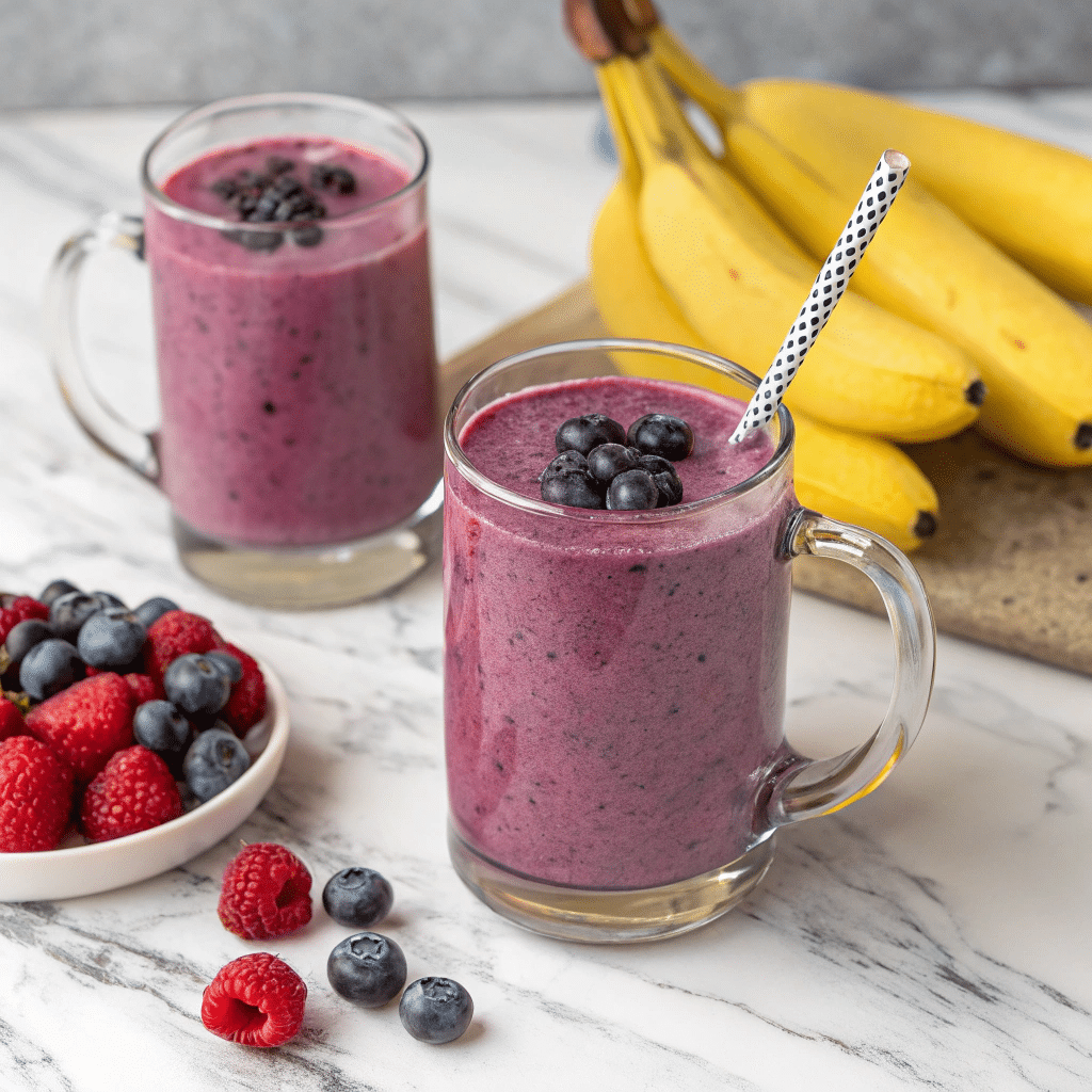 Purple Peel Recipe: Unlocking the Power of Purple for Health and Flavor Purple Peel Recipe purple smoothie ingredients with banana and blueberry juice